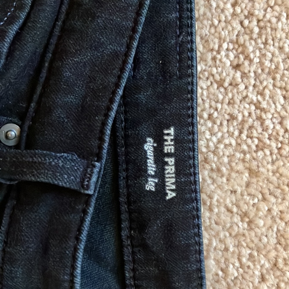 Like NEW AG Adriano Goldschmidt prima Cigarette Jeans. Black Excellent condition